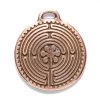 TC2325-AC: Tierracast Labyrinth Disc Antique Copper 26mm - 1 Piece 1 TC2325-AC: Tierracast Labyrinth Disc Antique Copper 26mm - 1 Piece -Handmade Beads Discount Store TC2325 AC PendantsandCharms Pewter WorldandCulturalSymbols