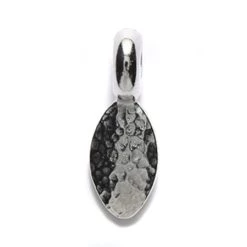 TC5817-RP: Tierracast Spacer Petal Hammered 21mm Rhodium - 1 Piece