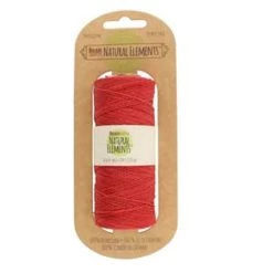 TH145-10: HEMP 50GM SPOOL SCARLET 10 LB TEST 394 FT