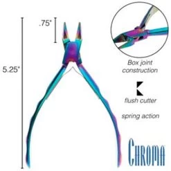 TL384: CHROMA SERIES FLUSH CUTTER PLIER 9 TL384: CHROMA SERIES FLUSH CUTTER PLIER -Handmade Beads Discount Store TL384 INFO