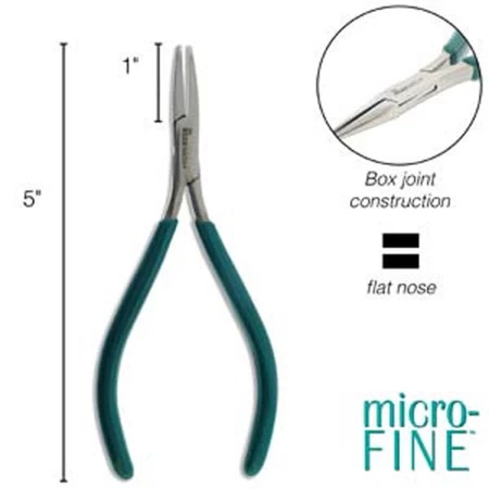 TL58160: Micro-Fine Flat Nose Pliers 5 Inch