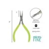 TL5910: Micro-Fine Chain Nose Pliers With Spring Joint 5 Inch -Handmade Beads Discount Store TL5910 thumbnail