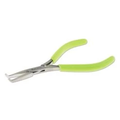 TL5918: Micro-Fine Bent-Chain Nose Pliers With Spring 5 Inch -Handmade Beads Discount Store TL5918 ToolsandSupplies BeadingTools JewelersPliers