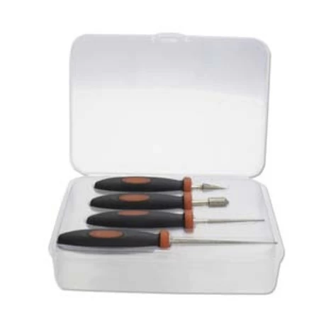 TL76-BR4EX: Beadsmith 4 Piece Diamond Tip Bead Reamer With Set Ergonomic Handles In Plastic Box 5 TL76-BR4EX: Beadsmith 4 Piece Diamond Tip Bead Reamer With Set Ergonomic Handles In Plastic Box - Image 3