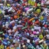VE525-SB: India All Mixed Up Seed Bead And Bugle Beads - 100 Gram Bags -Handmade Beads Discount Store VE525 SB Beads India Beads
