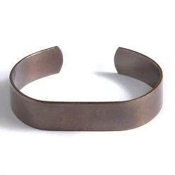 VJ172: Vintaj Natural Brass 13mm 18 Gauge Layering Bangle Bracelet - 1 Piece