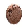 VP154-AC: Vintaj Artisan Pewter Drifting Dandelion 20x25mm Antique Copper - 1 Piece -Handmade Beads Discount Store VP154 AC PendantsandCharms MetalCharms