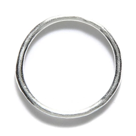 VP210-SP: Vintaj Artisan Pewter 21mm Stacking Ring Size 8 Sterling Silver Plate - 1 Piece 3 VP210-SP: Vintaj Artisan Pewter 21mm Stacking Ring Size 8 Sterling Silver Plate - 1 Piece