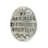 VP369-AP: Vintaj Conquer Mountains Pendant Antique Pewter Plated 28x36mm - 1 Each -Handmade Beads Discount Store VP369 AP TopBrands Vintaj
